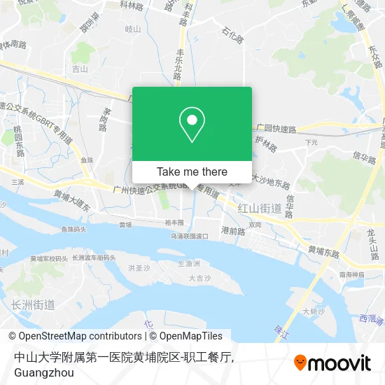 中山大学附属第一医院黄埔院区-职工餐厅 map