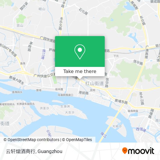 云轩烟酒商行 map
