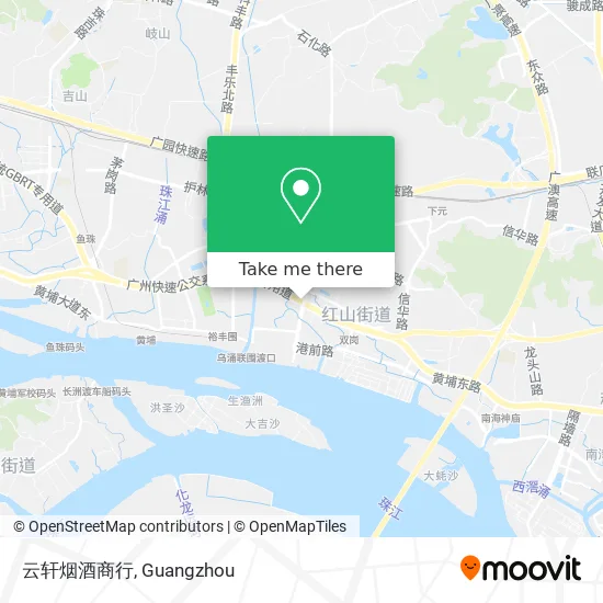 云轩烟酒商行 map