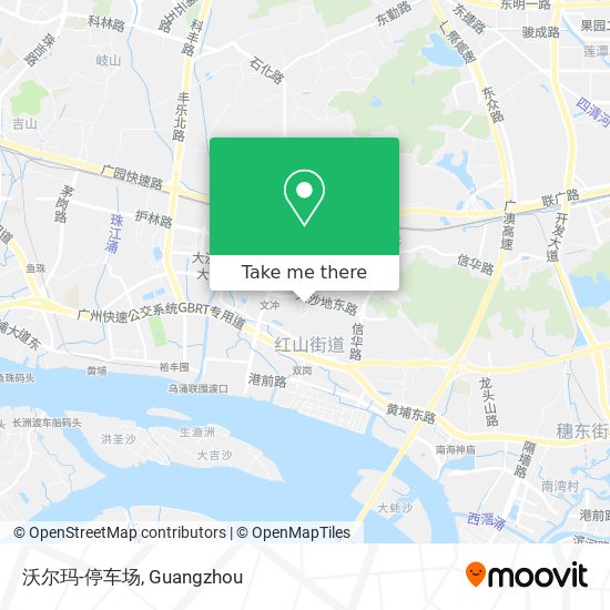 沃尔玛-停车场 map