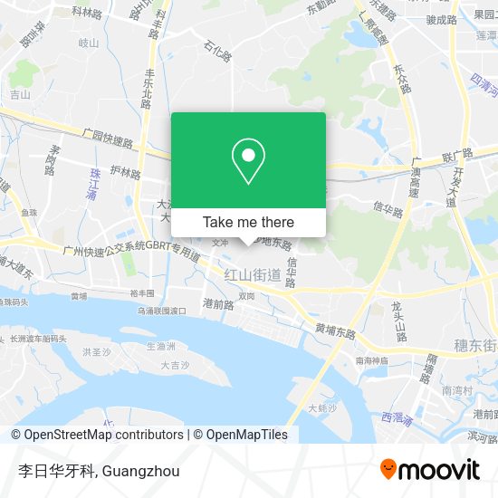 李日华牙科 map