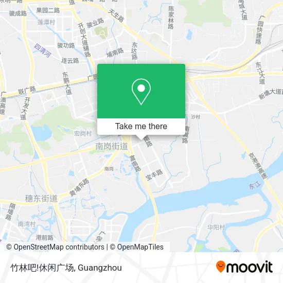 竹林吧!休闲广场 map