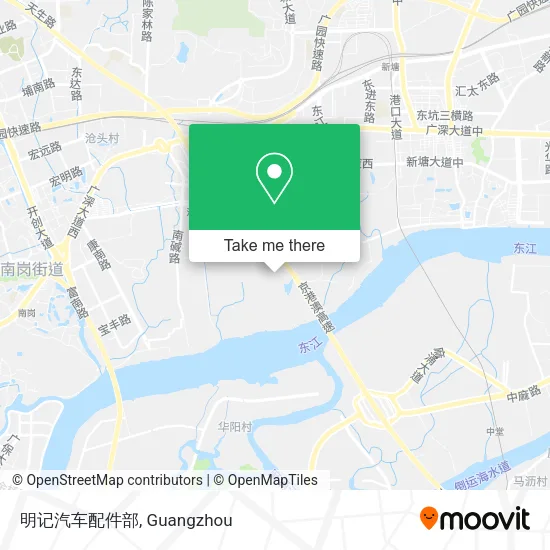 明记汽车配件部 map