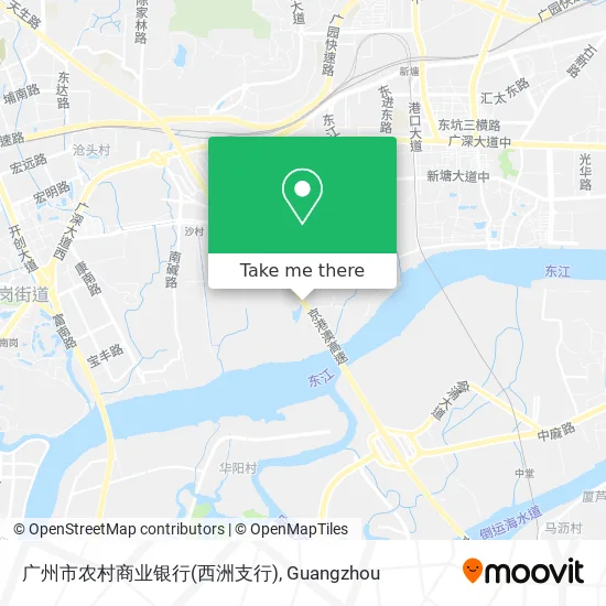 广州市农村商业银行(西洲支行) map
