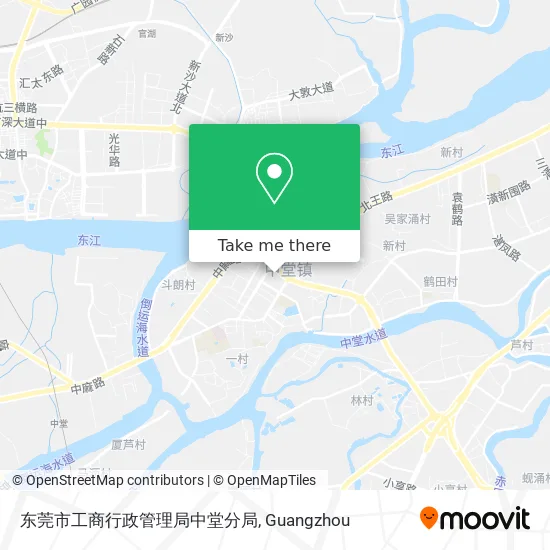 东莞市工商行政管理局中堂分局 map