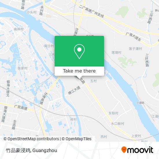 竹品豪浸鸡 map