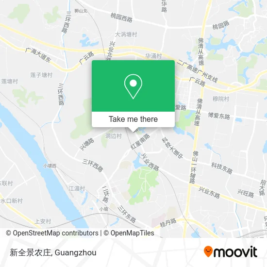 新全景农庄 map