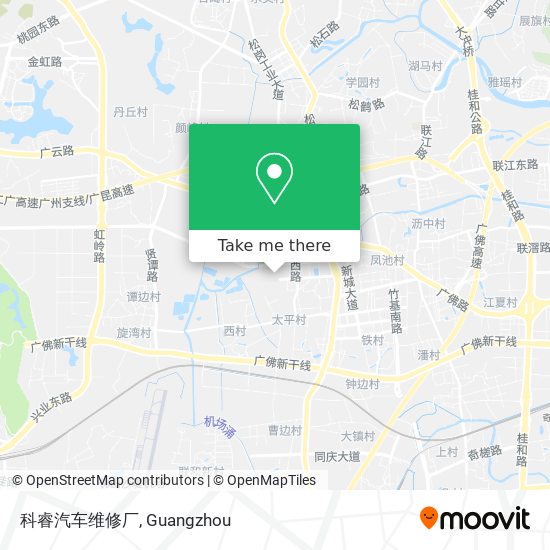 科睿汽车维修厂 map