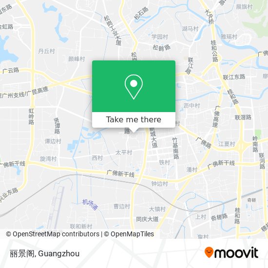 丽景阁 map