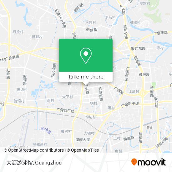 大沥游泳馆 map