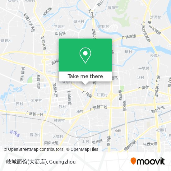 岐城面馆(大沥店) map