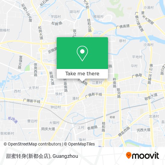 甜蜜转身(新都会店) map