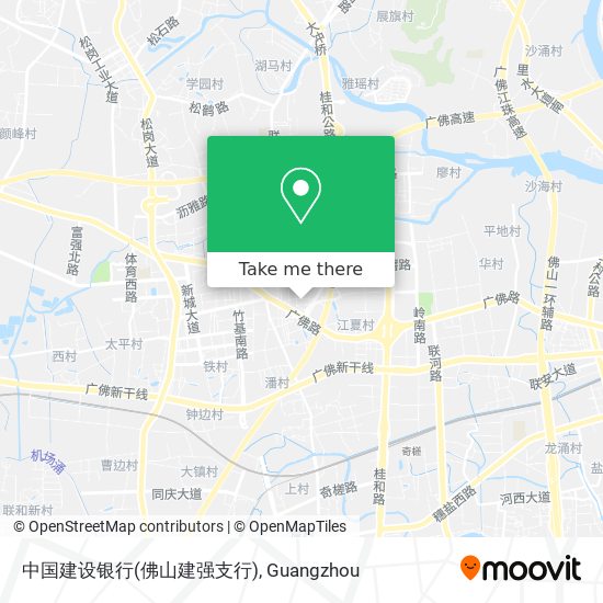 中国建设银行(佛山建强支行) map