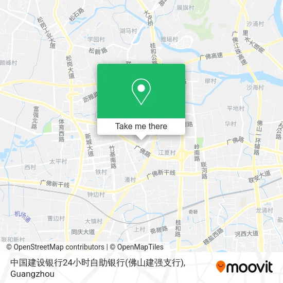 中国建设银行24小时自助银行(佛山建强支行) map