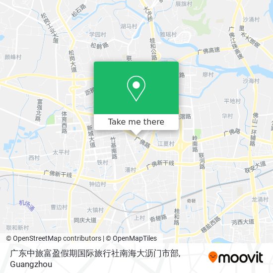 广东中旅富盈假期国际旅行社南海大沥门市部 map