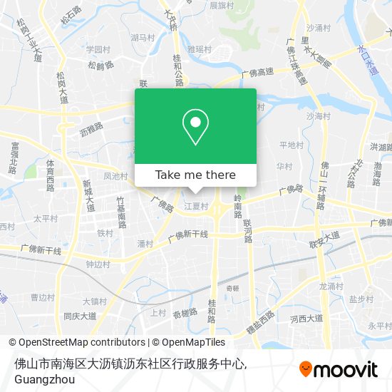 佛山市南海区大沥镇沥东社区行政服务中心 map