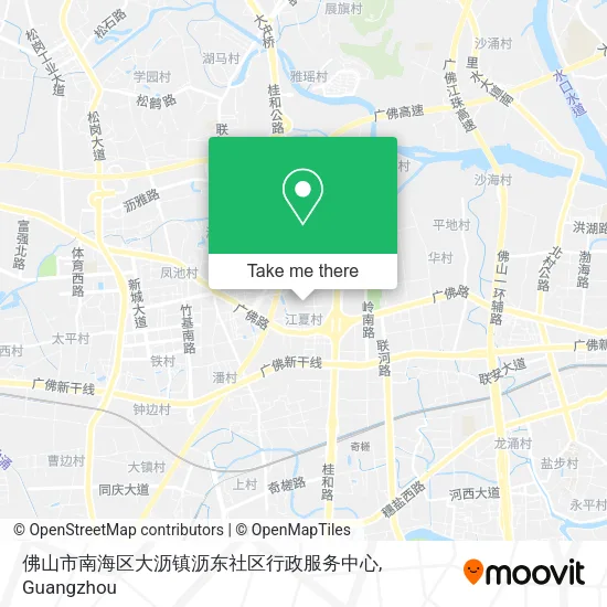 佛山市南海区大沥镇沥东社区行政服务中心 map