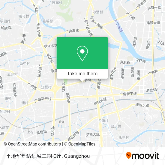 平地华辉纺织城二期-C座 map