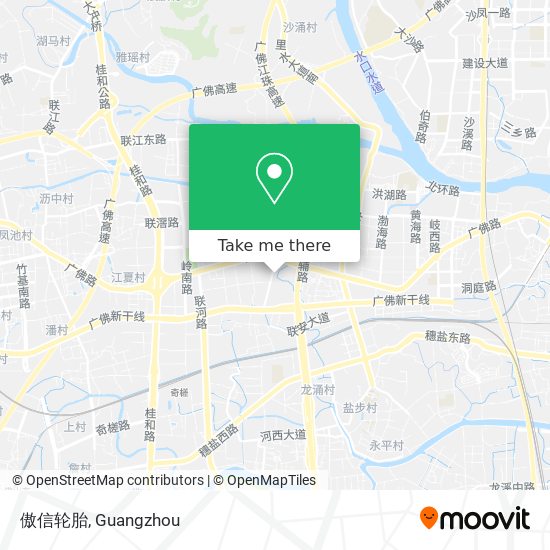 傲信轮胎 map