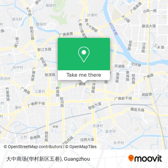 大中商场(华村新区五巷) map