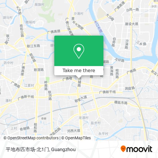 平地布匹市场-北1门 map