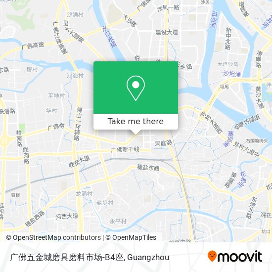 广佛五金城磨具磨料市场-B4座 map