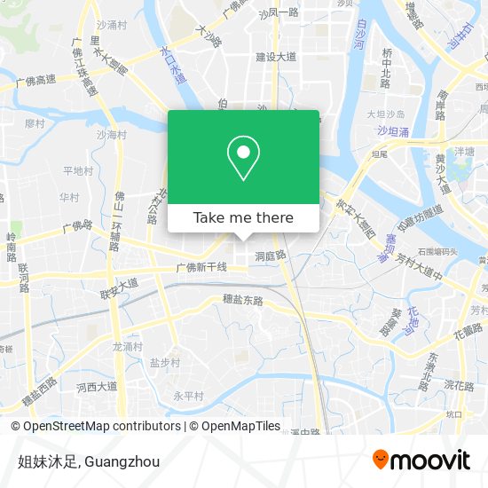 姐妹沐足 map