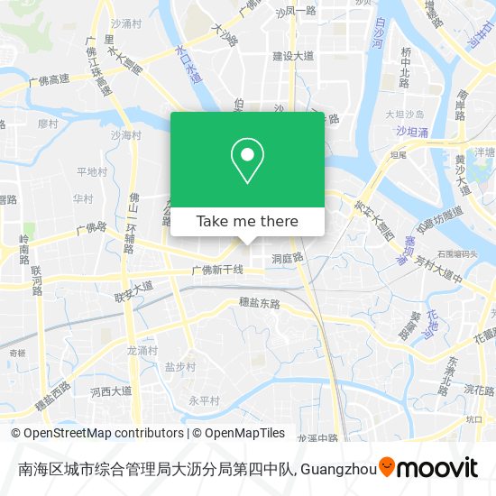 南海区城市综合管理局大沥分局第四中队 map