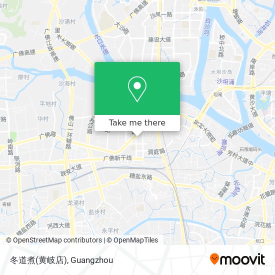 冬道煮(黄岐店) map