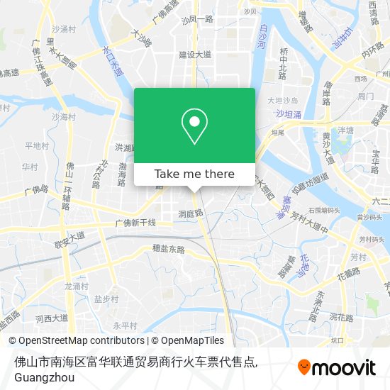 佛山市南海区富华联通贸易商行火车票代售点 map