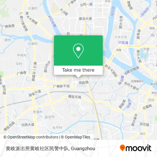 黄岐派出所黄岐社区民警中队 map
