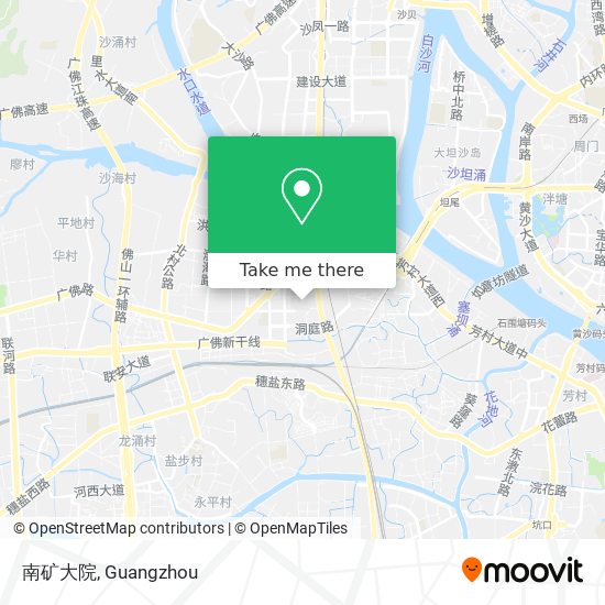 南矿大院 map