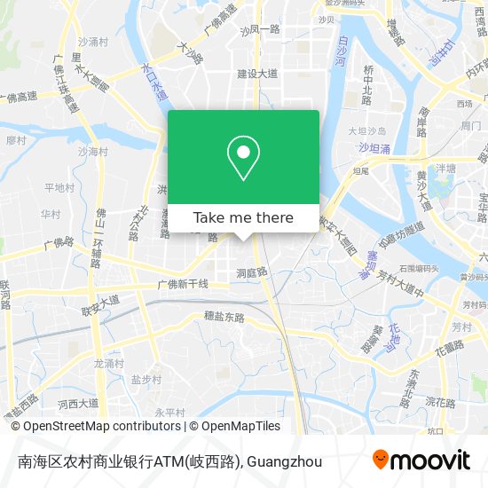 南海区农村商业银行ATM(岐西路) map