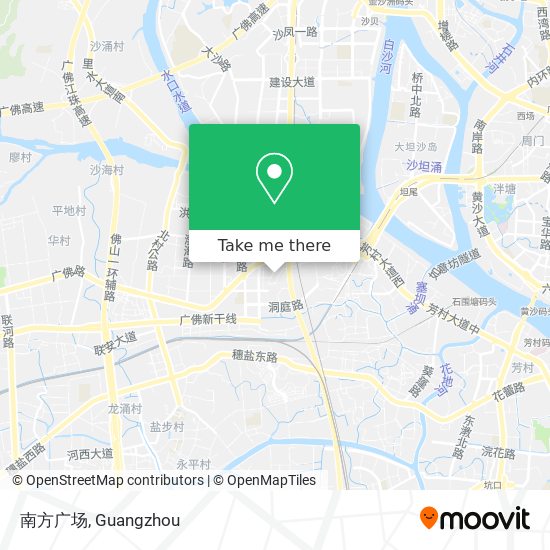 南方广场 map