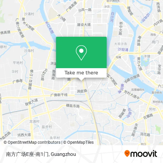 南方广场E座-南1门 map