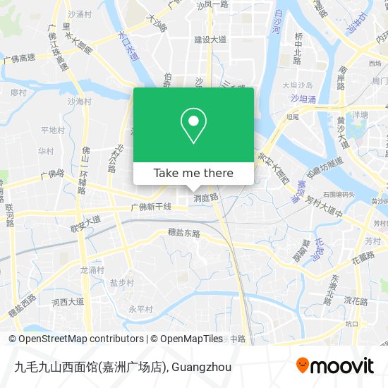 九毛九山西面馆(嘉洲广场店) map