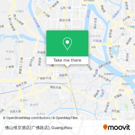 佛山维京酒店(广佛路店) map