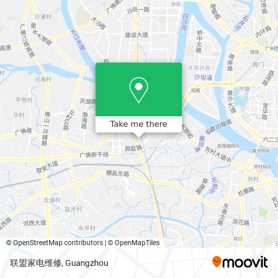 联盟家电维修 map