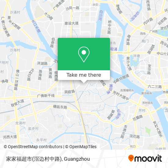 家家福超市(滘边村中路) map