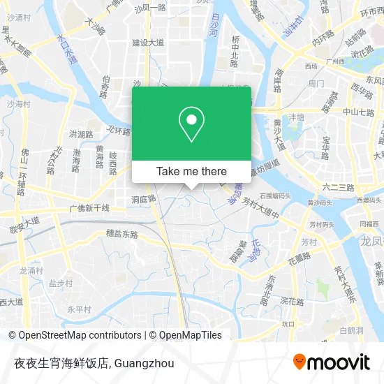 夜夜生宵海鲜饭店 map