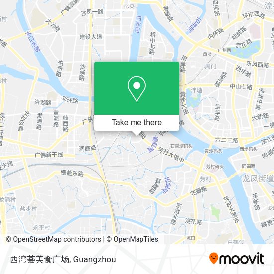 西湾荟美食广场 map