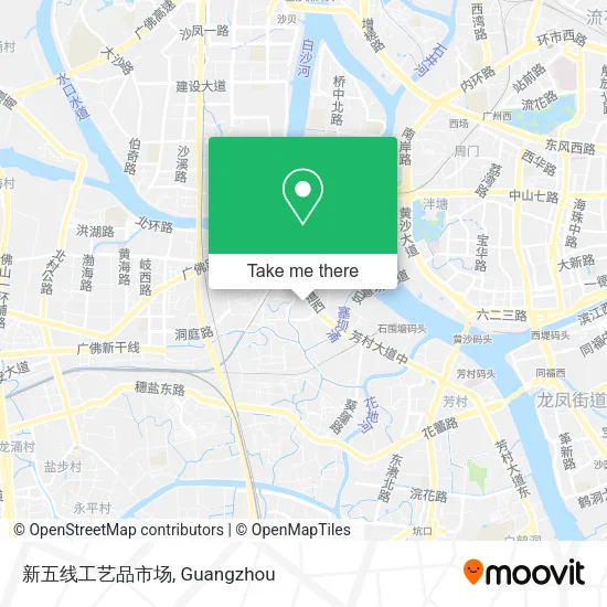 新五线工艺品市场 map