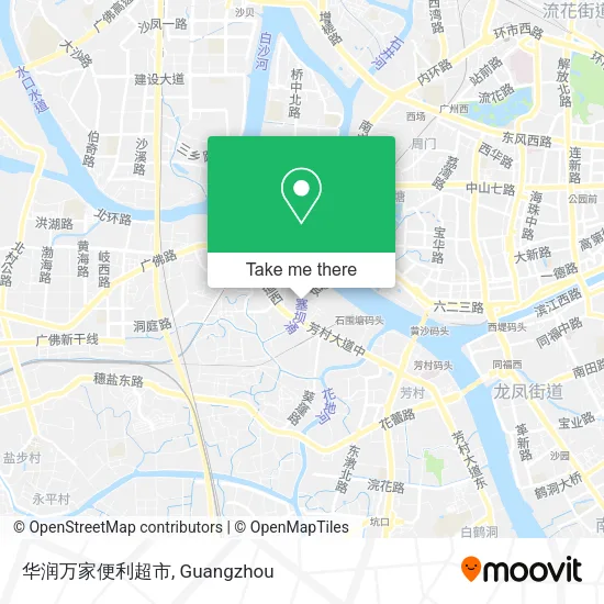 华润万家便利超市 map