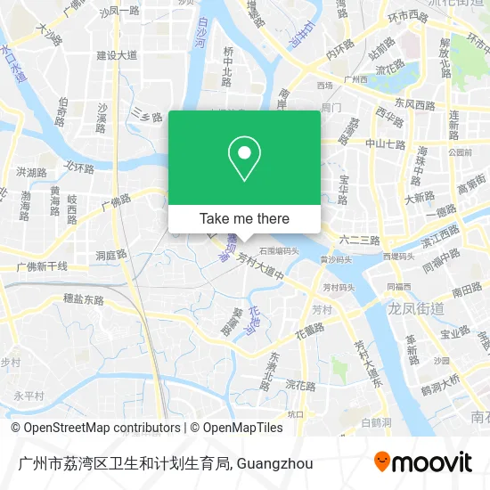 广州市荔湾区卫生和计划生育局 map