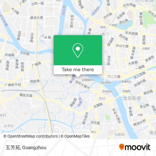 五芳苑 map