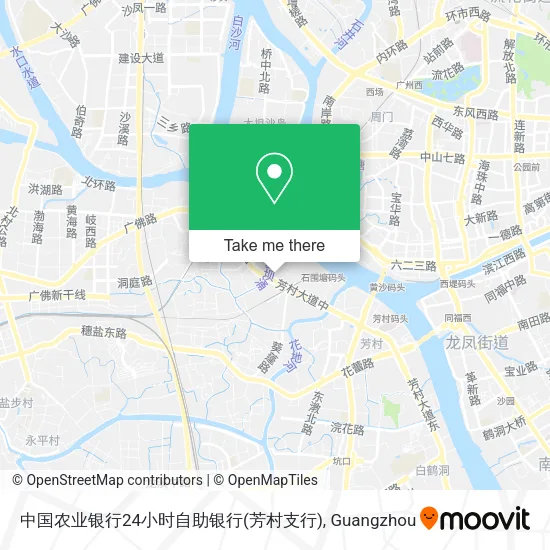 中国农业银行24小时自助银行(芳村支行) map