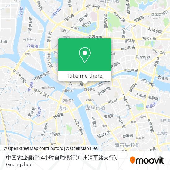 中国农业银行24小时自助银行(广州清平路支行) map