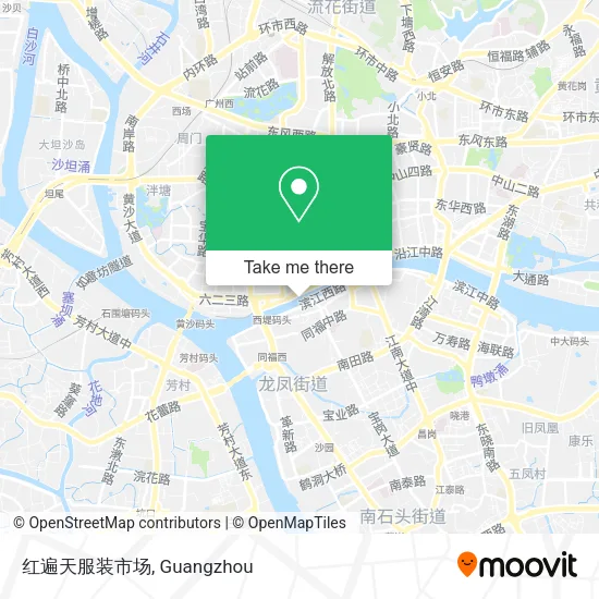 红遍天服装市场 map