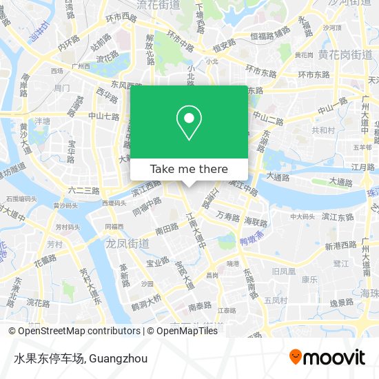 水果东停车场 map