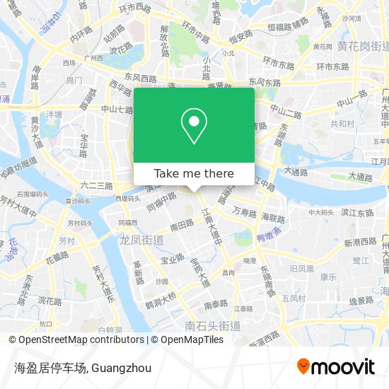 海盈居停车场 map